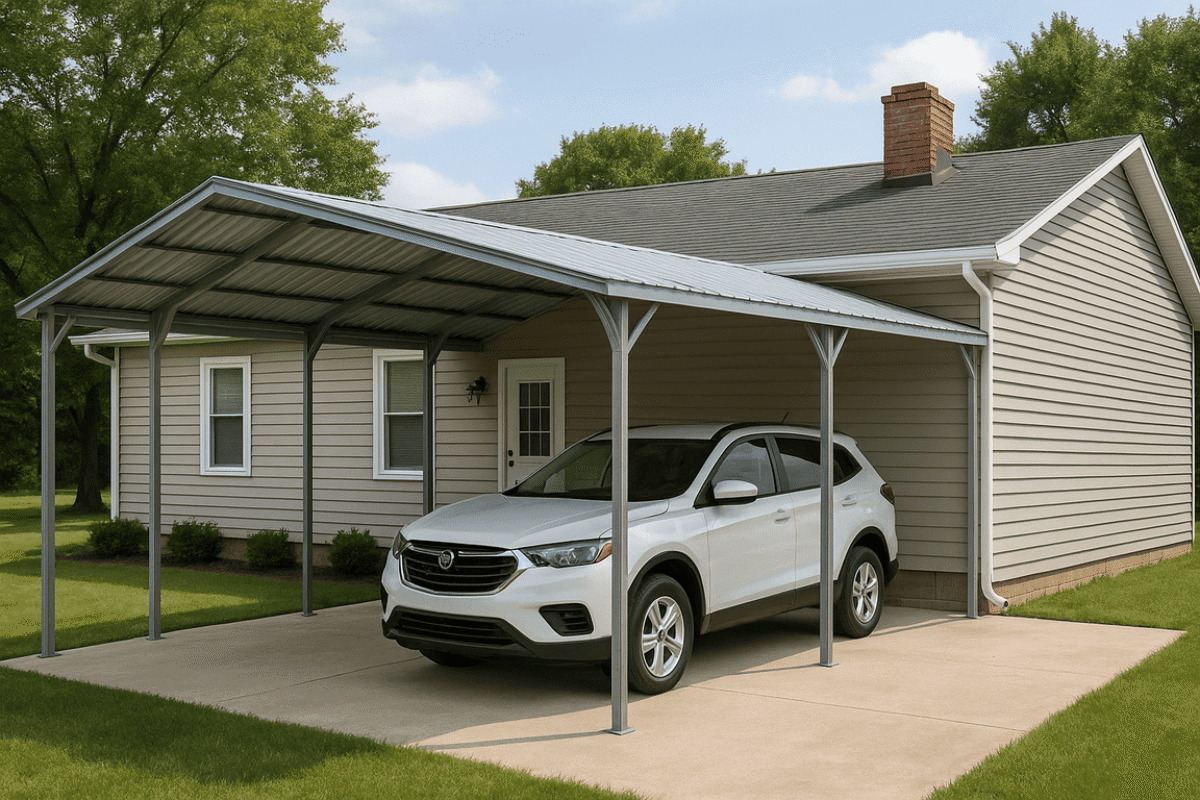 1-A-white-car-with-a-metal-carport-attached-to-a-house-1200x800